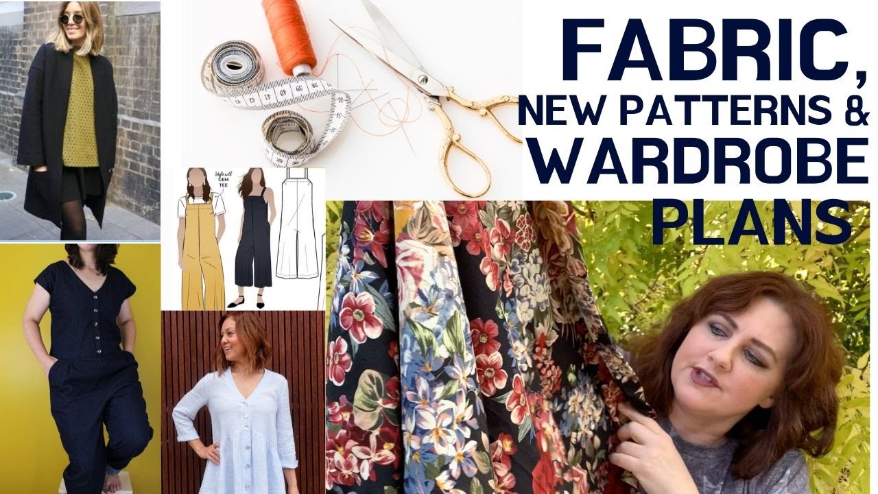 Fabric, New Patterns and Wardrobe Plans! #fabrichaul #dahliasewciety #patterns