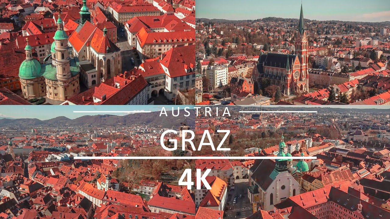 Graz Austria 4K UHD Drone