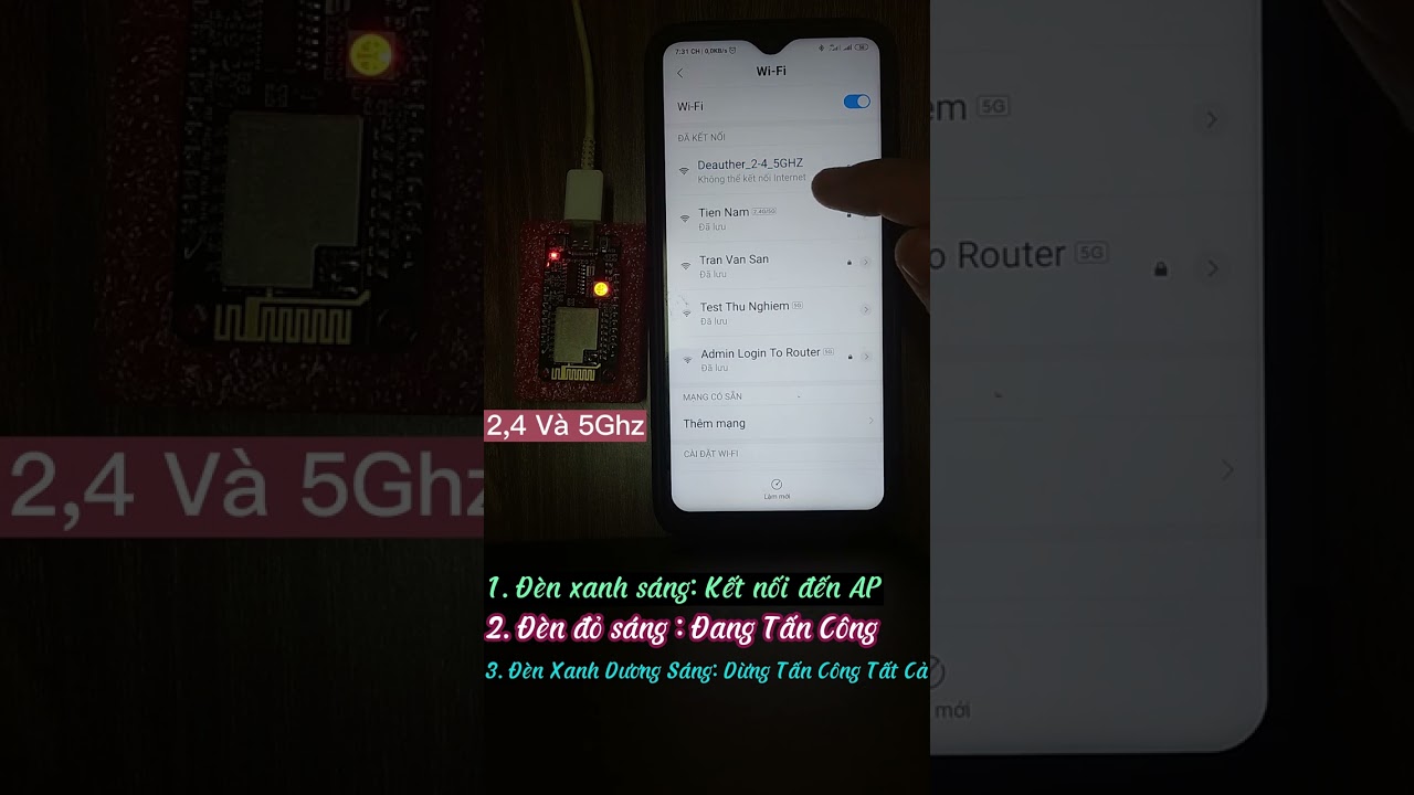 [ RTL8720DN BW16 ] Giao diện v&agrave; khả năng hoạt động của mạch RTL8720DN KIT BW16