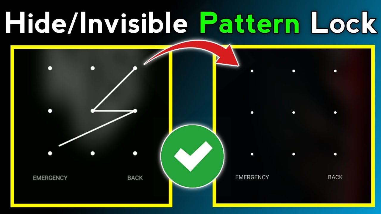 pattern lock | realme pattern lock invisible | invisible pattern lock | how to hide pattern lock