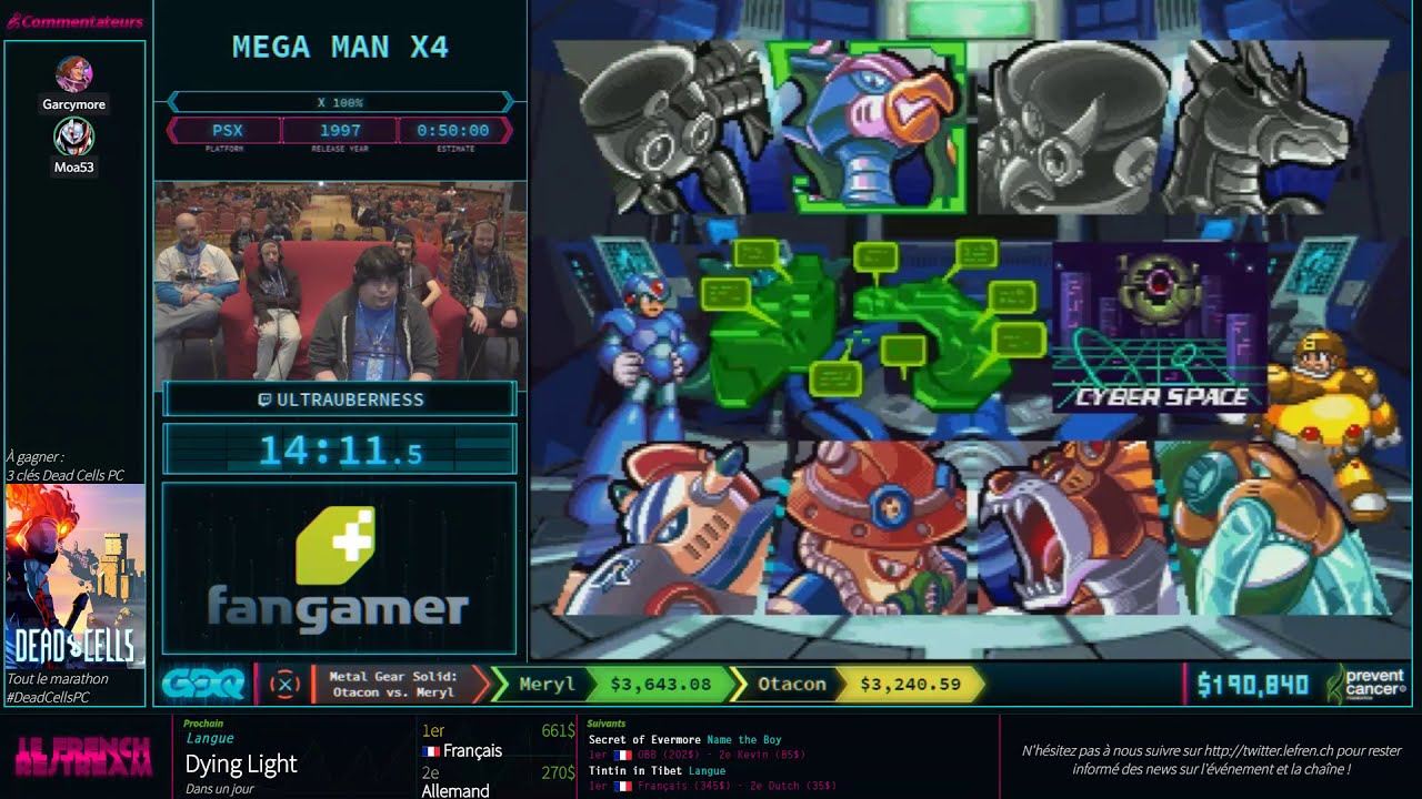 Mega Man X4 (X 100%) [AGDQ2018]