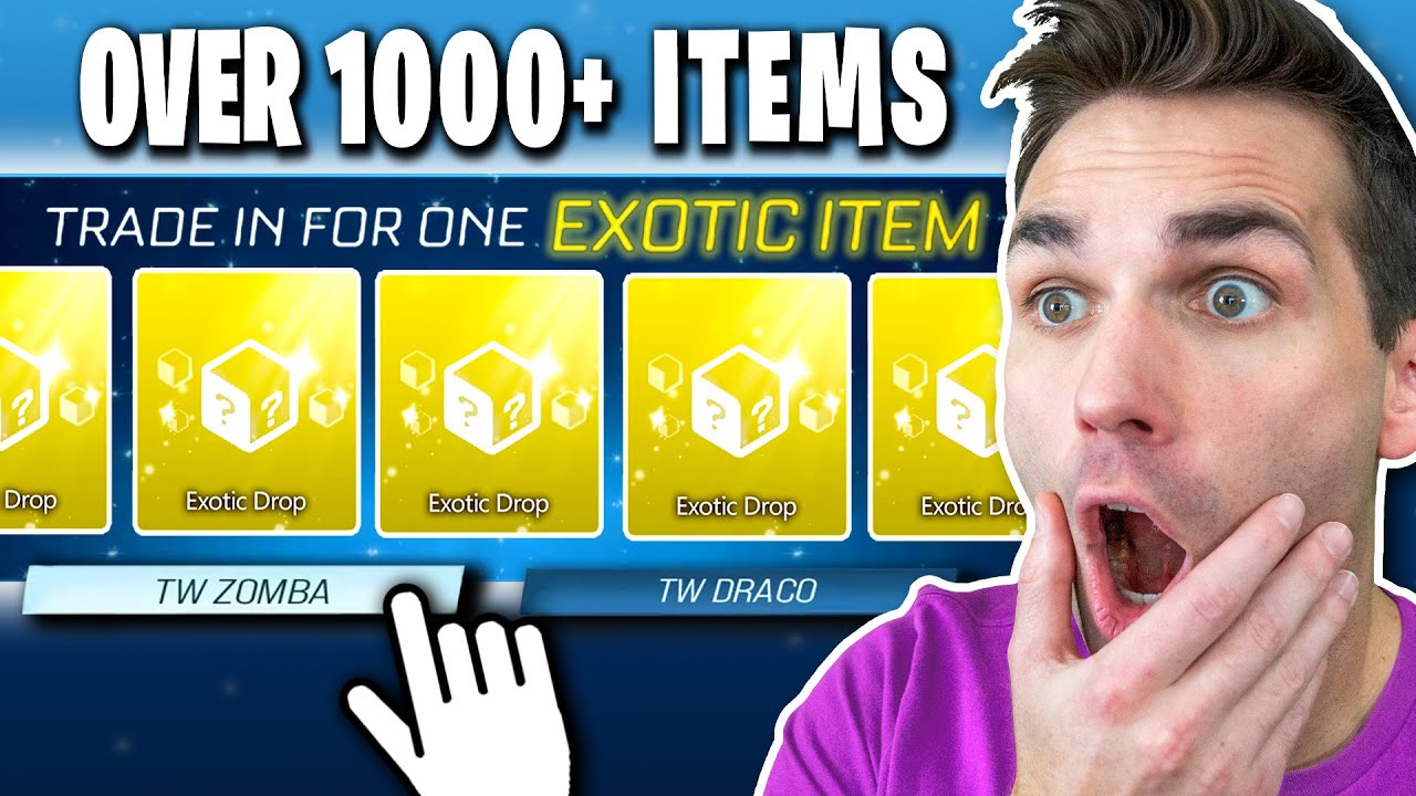TRADING UP *ALL* OF MY ITEMS! pt.2 (600+ Exotic Trade Ups)