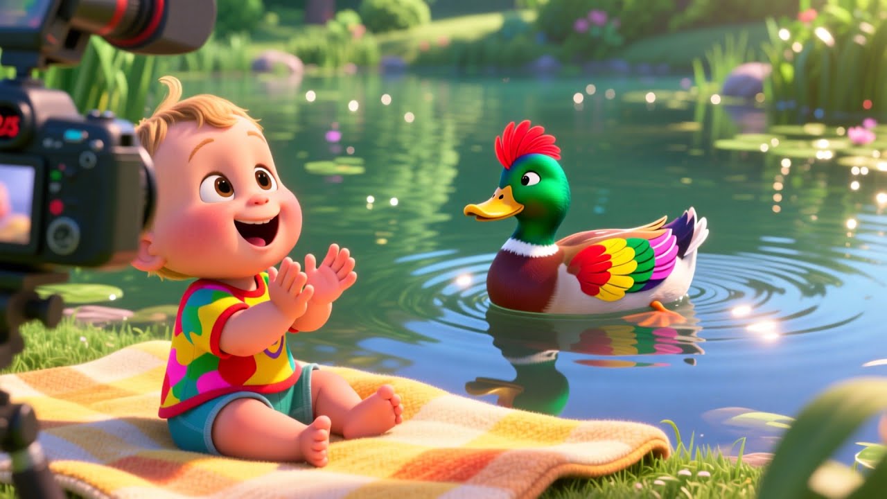 Изучаем цвета с уточкой 🦆🌈 | Изучаем цвета для детей | Песенка о цветах для детей