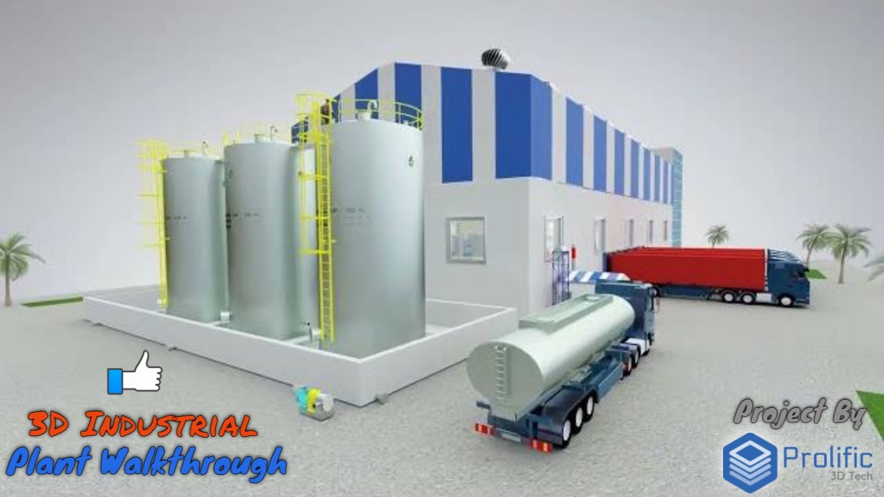 3D Industrial/Factory Plant Walkthrough & Flythrough Animation - Prolific 3D Tech
