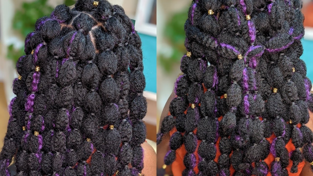 HOW TO... BUBBLE BRAIDS with Marley Hair/ 4 TIPS/ Painfree/ Light Weight.