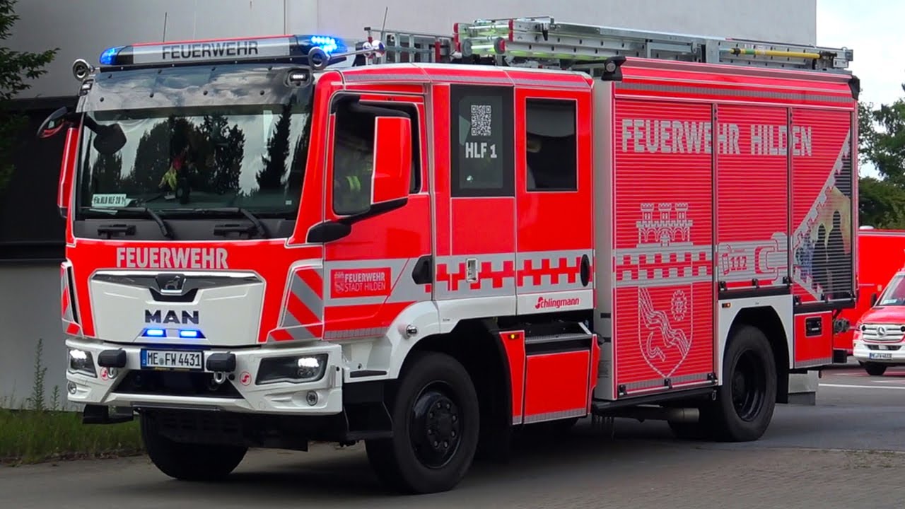 [ALARMIERUNG & NEUES HLF!] - Feuerwehr HILDEN | HAUPTAMTLICHE WACHE & FF auf EINSATZFAHRT!