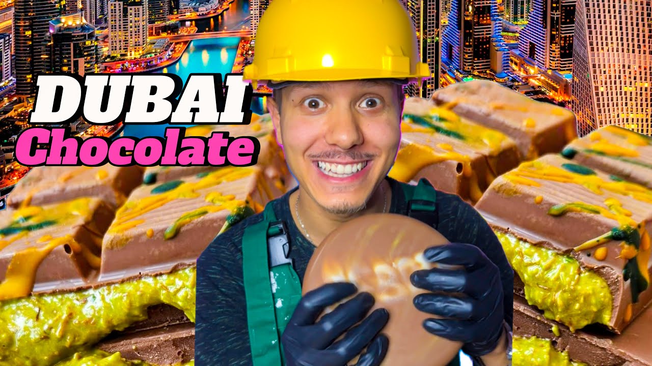 Balkan Vater macht die Virale Dubai Schokolade 🍫