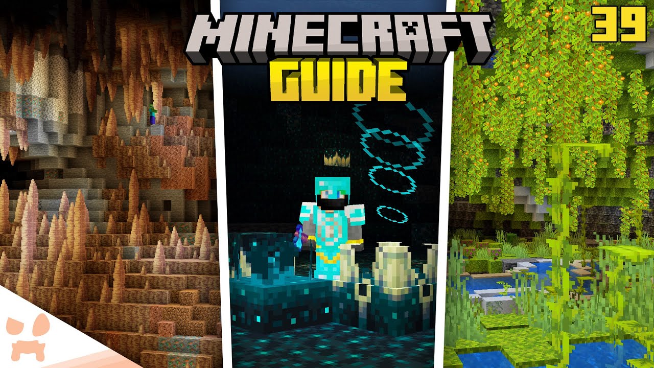 FINDING THE DEEP DARK, Lush, & Dripstone Caves In Minecraft 1.21!