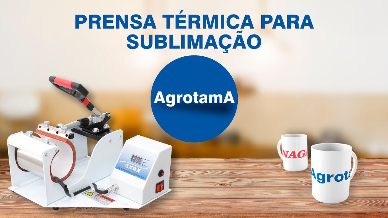 Como Utilizar a Prensa Térmica para Sublimação de Canecas