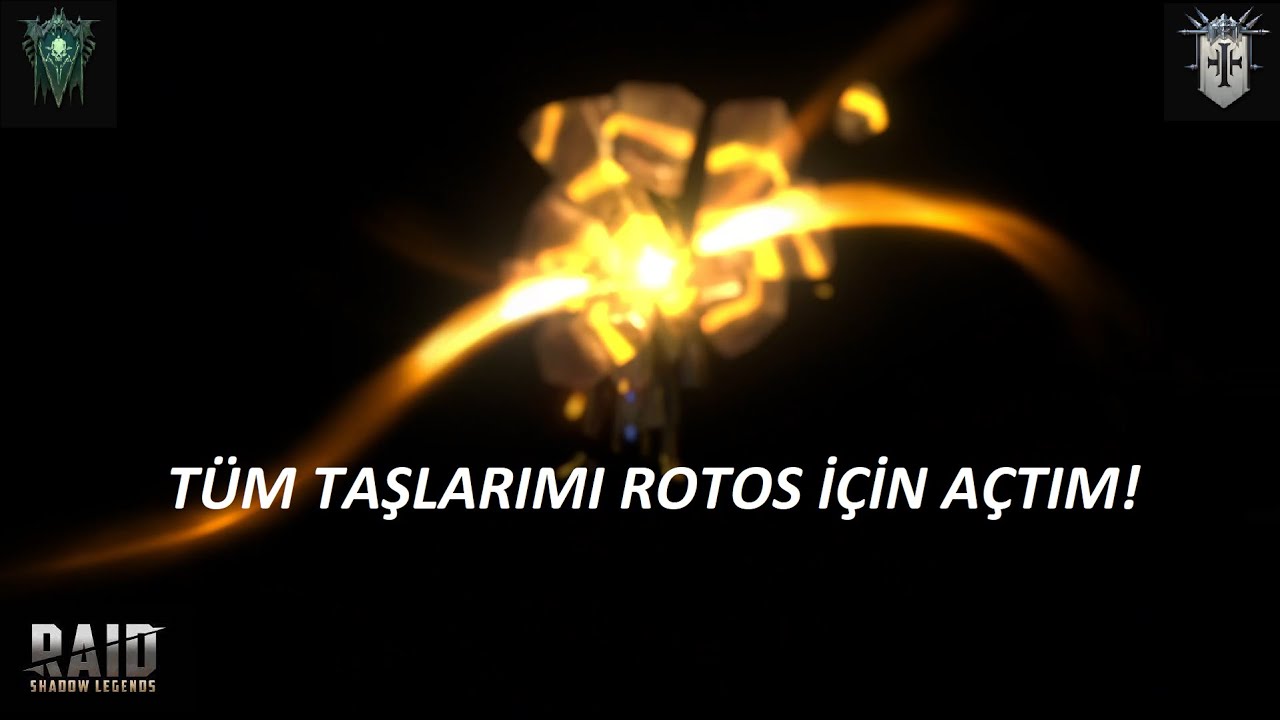Tüm Taşlarımı Rotos İçin Açtım!! | Raid Shadow Legends Türkçe