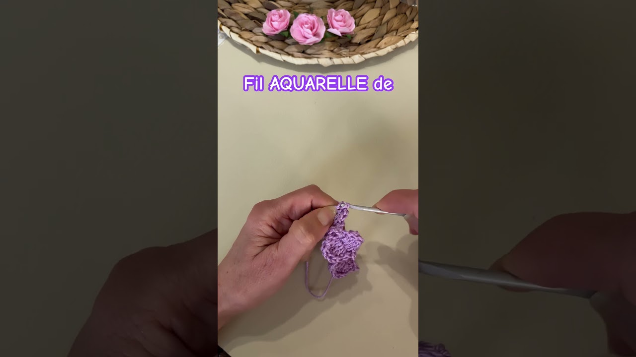 Fil AQUARELLE @Loupassion #crochet #crochetricotdemarie #crocheting #diy #diyprojects #teamcrochet