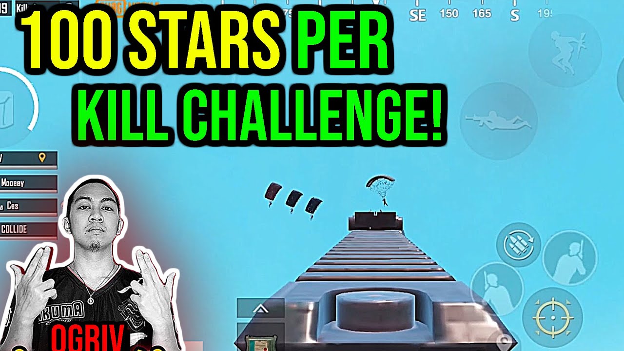 100 STARS PER KILL CHALLENGE! | PUBG MOBILE