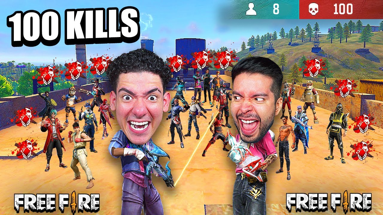 EL PRIMERO QUE HAGA 100 KILLS EN FREE FIRE GANA 10.000$ !! | TheDonato Vs Antronixx