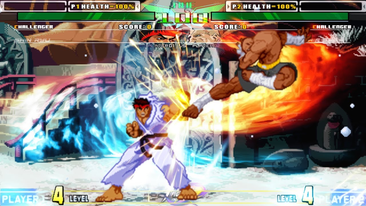 Shin Ryu VS. Shin Sagat