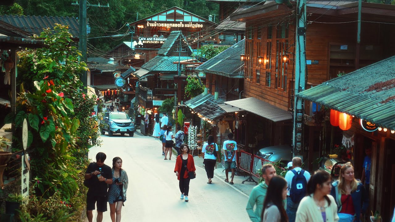 Мэ Кампонг — очаровательная горная деревня в Таиланде 🇹🇭