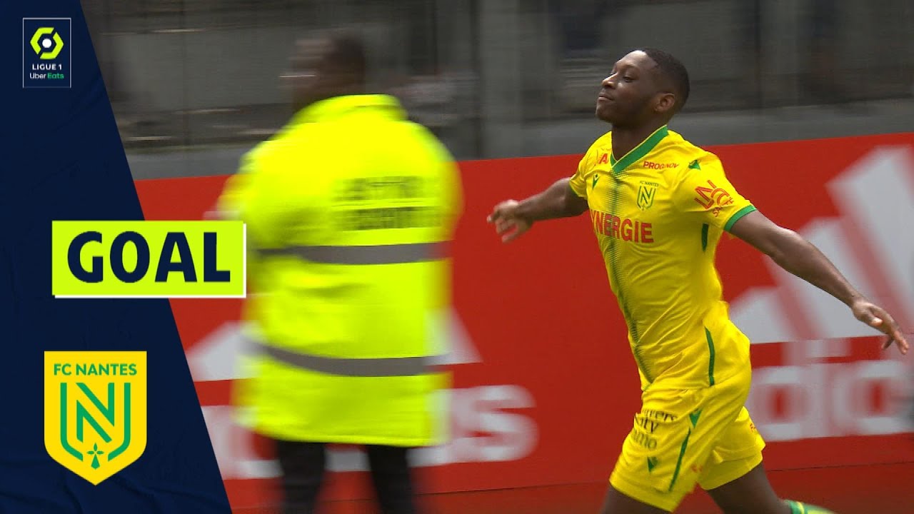 Goal Randal KOLO MUANI (10' - FCN) STADE BRESTOIS 29 - FC NANTES (1-1) 21/22