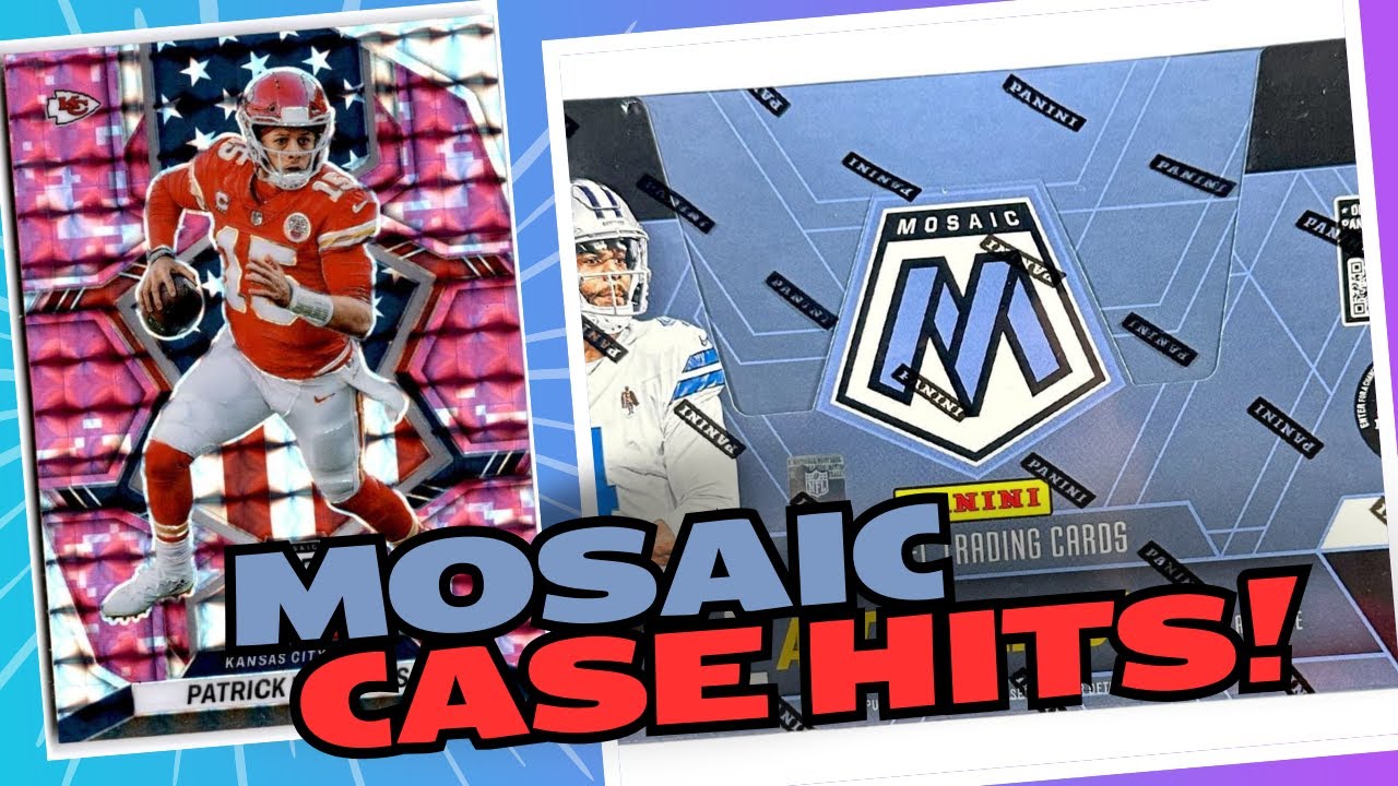 BIG CASE HITS - Mosaic Football - Pat Mahomes and Low Numbered Chase Cards