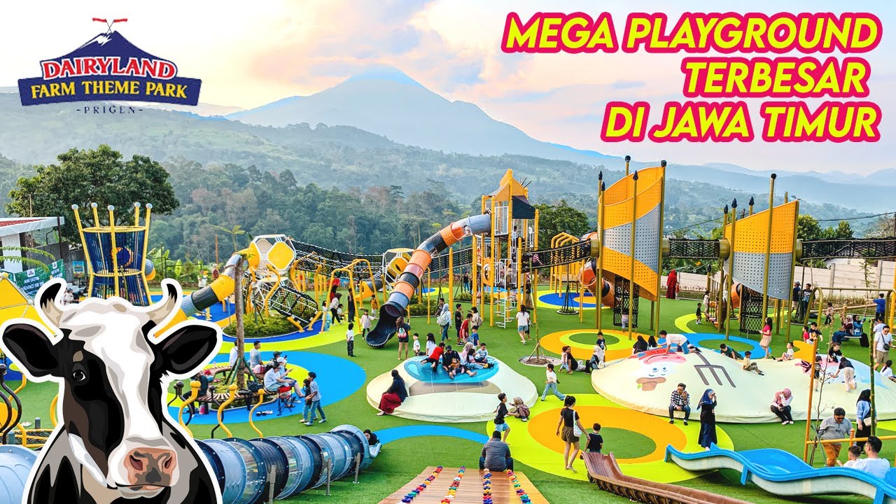 Playground Terbesar di Jawa Timur Ada di Cimory Dairyland Prigen – Spot Liburan Keluarga Hits 2025 !