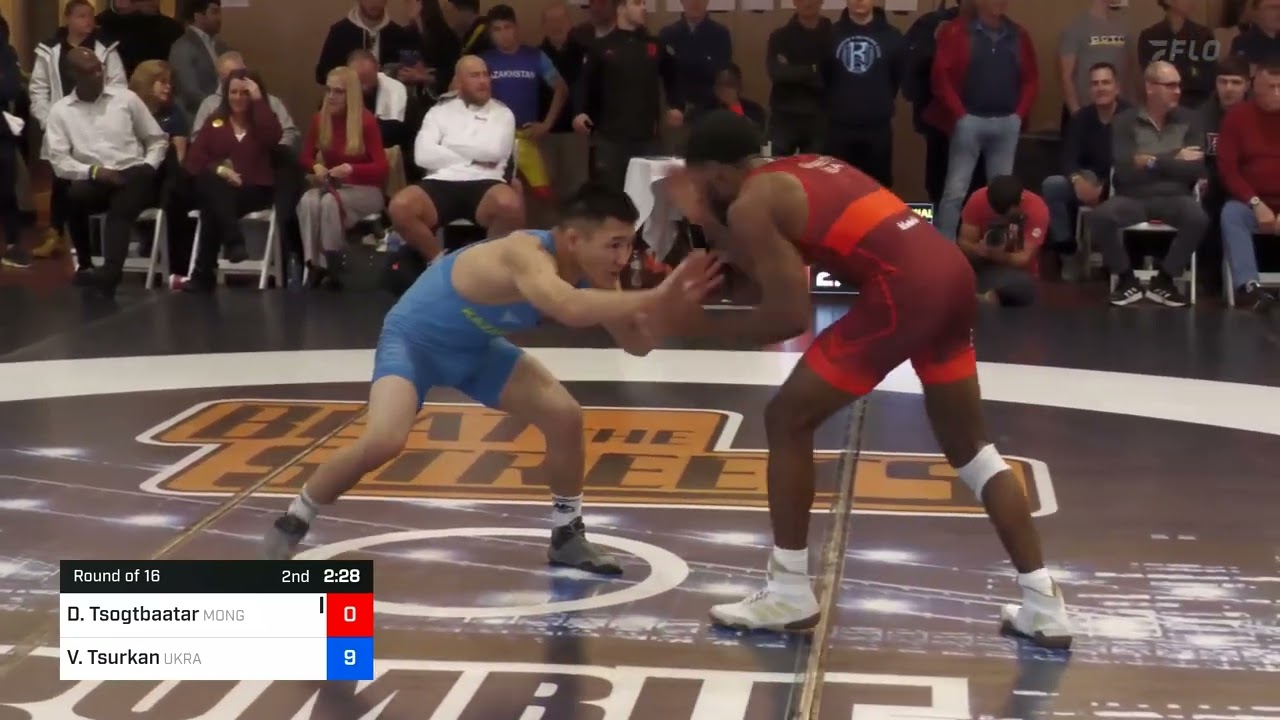 61 Kg Quarterfinal - Nahshon Garrett, TMWC-LVWC Vs Meirambek Kartbay, Kazakhstan 59a4