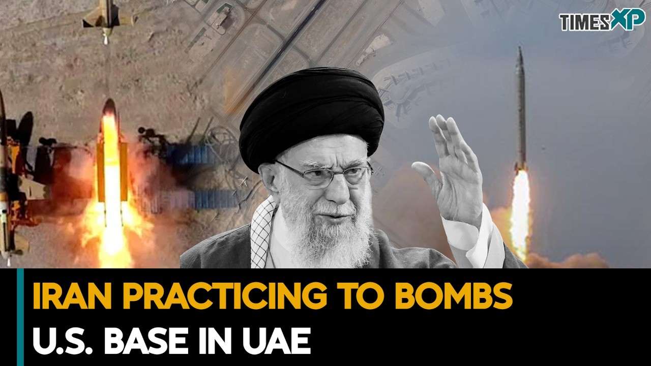 Iran Practicing To Bombs U.S. Base In UAE| Iran-Israel War
