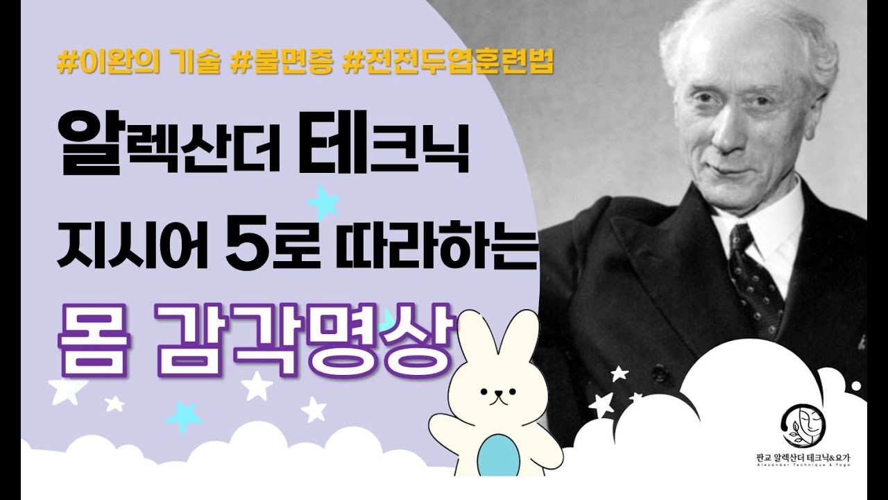 몸 감각 명상 가이드, 알렉산더 테크닉 5지시어 #만성통증 #이완 #알렉산더테크닉 #불면증