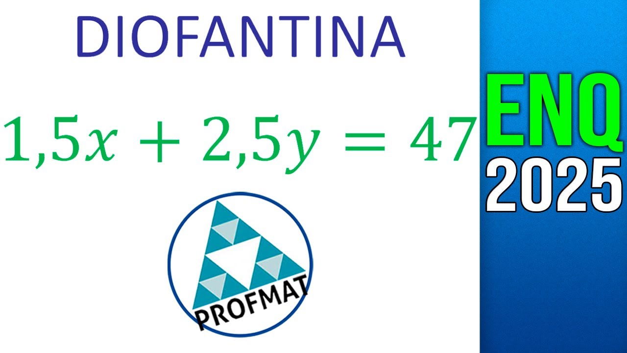 Profmat Enq 2025-1 Diofantina Prova corrigida