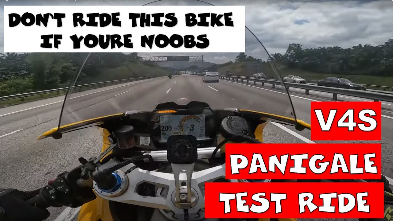 Ducati Panigale V4S Onboard Test Ride | Most Difficult To Handle Bike I Have Tested