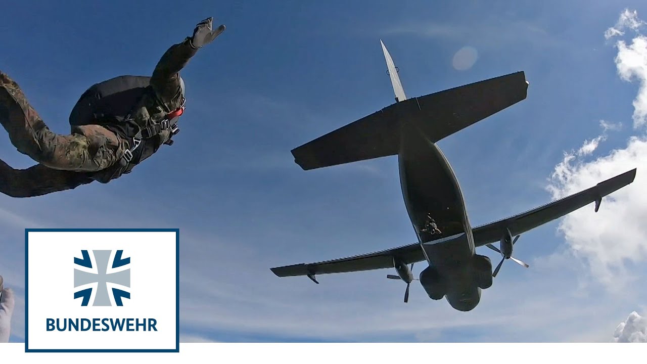 Abschied für immer | Letzter Sprung aus Transall für die Luftlandebrigade 1 | Bundeswehr