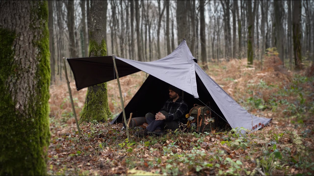Issız Ormanda Tek Başına Kamp - Solo Camping - Bushcraft