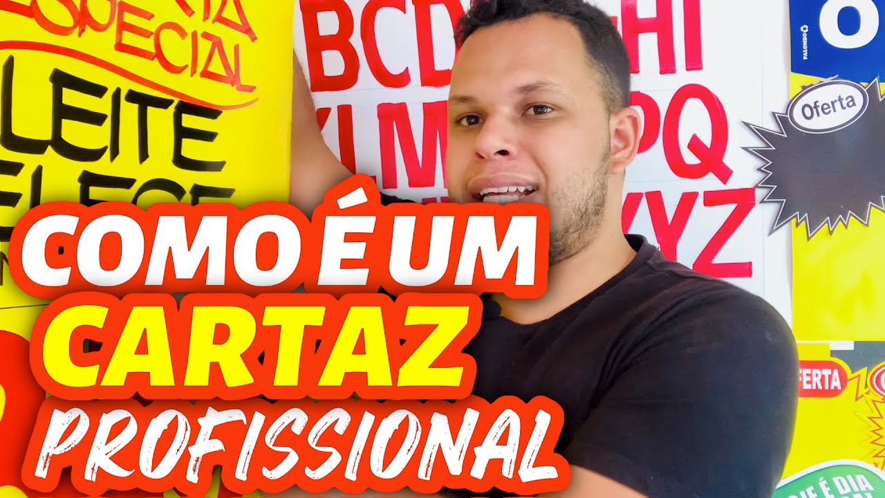 Como fazer cartaz profissional | cartazista