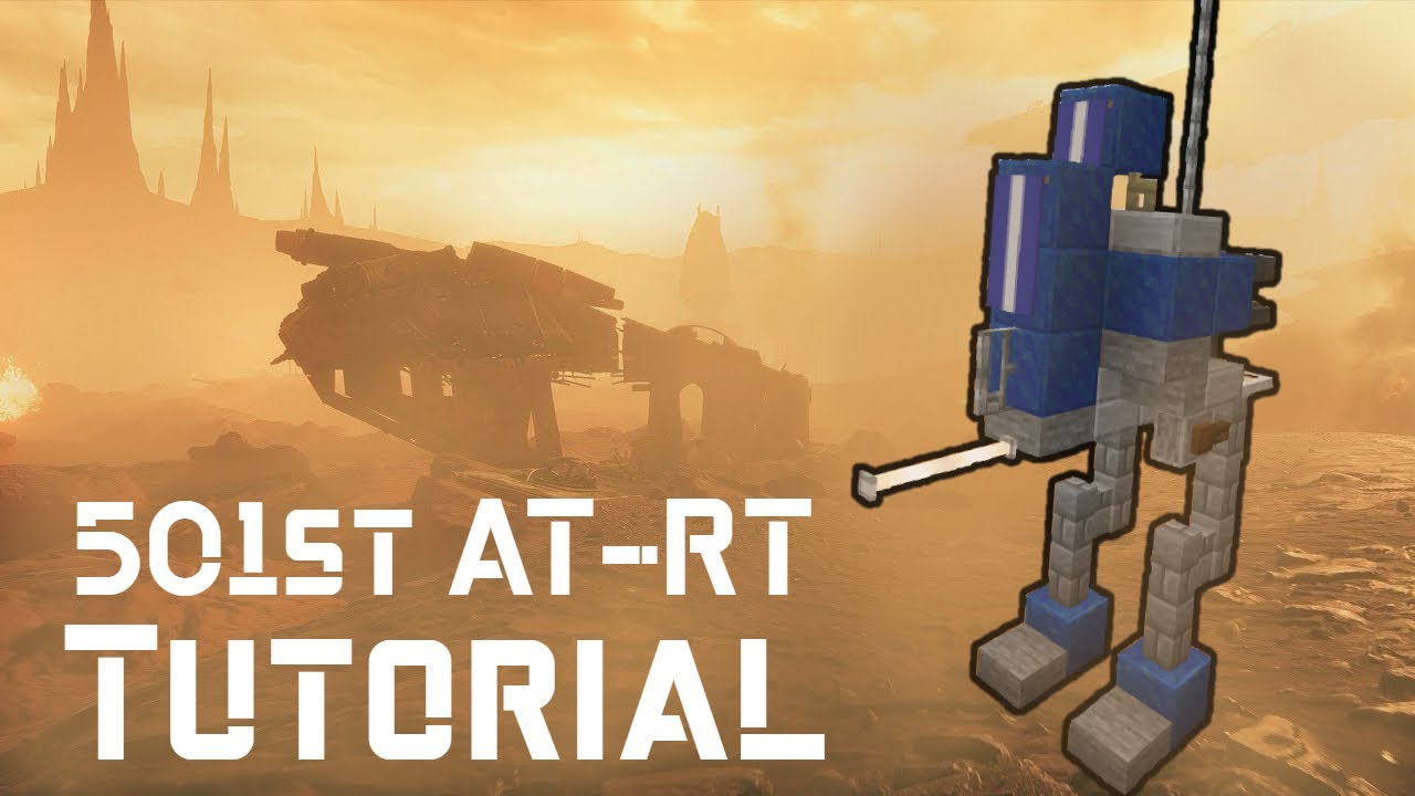 Minecraft 501st Legion AT-RT Tutorial  [Star Wars]