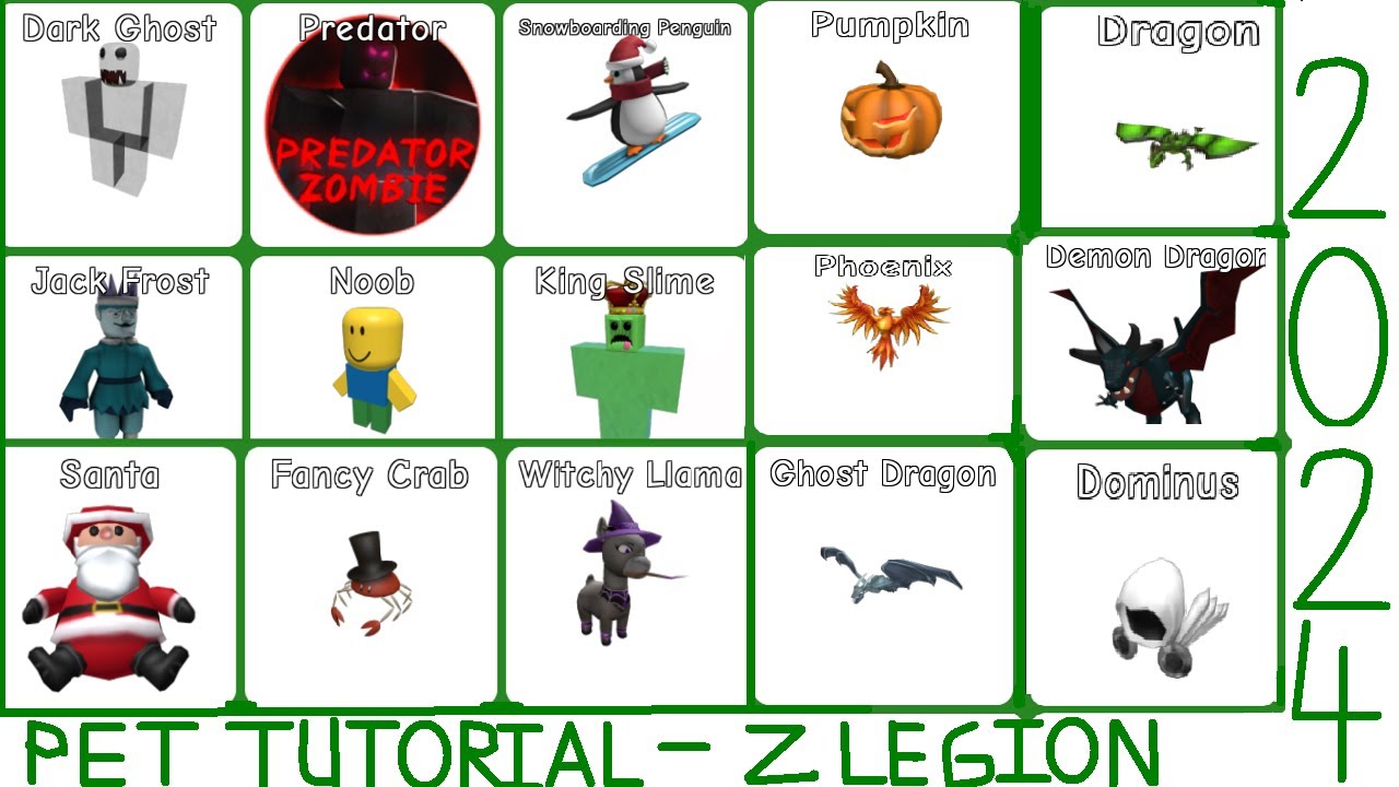 ZLegion Pet Tutorial Event Pets 2018-2024
