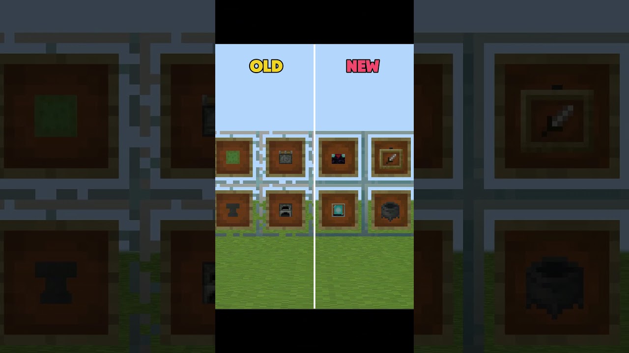 Minecraft Old and New Nostalgia Moment