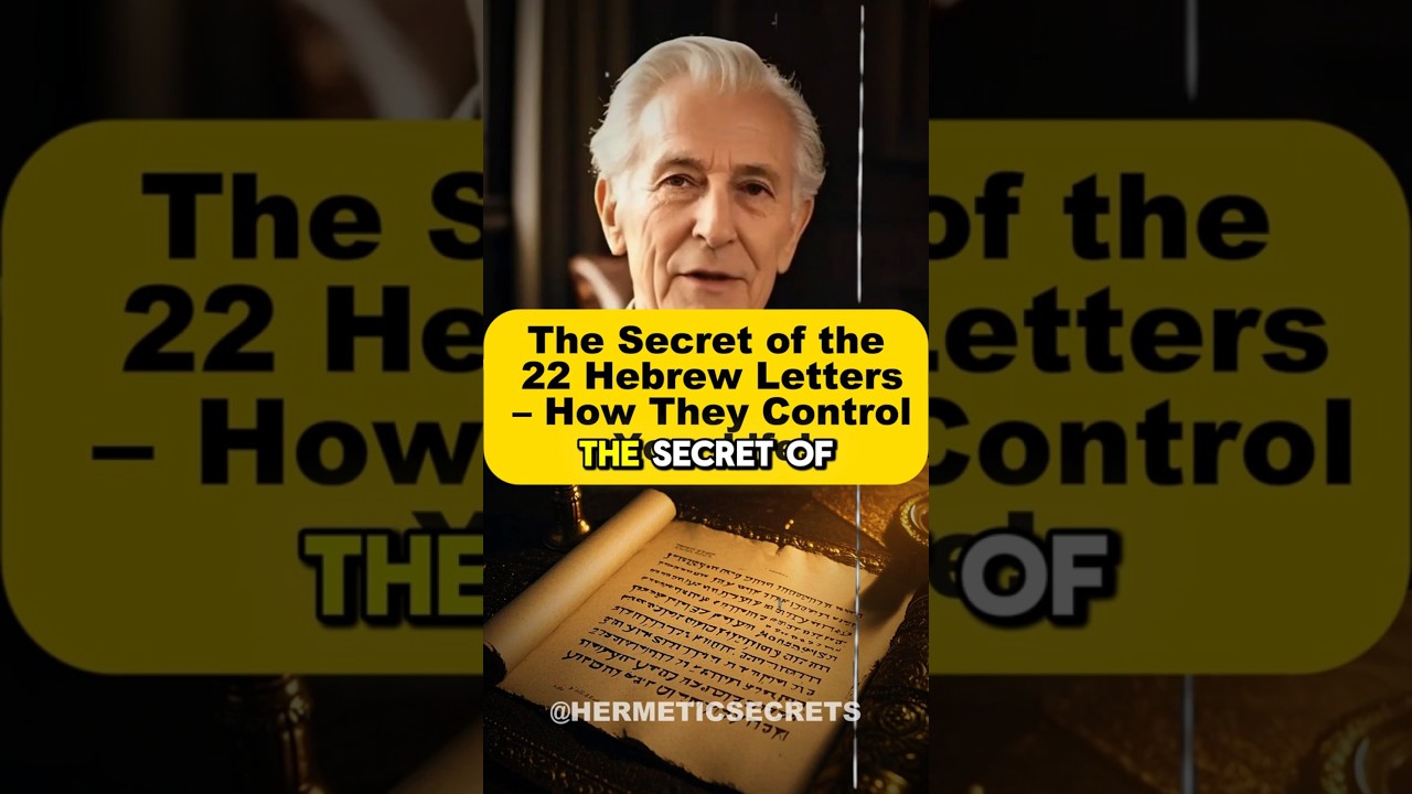 The Secret of the 22 Hebrew Letters &ndash; How They Control Your Life!
