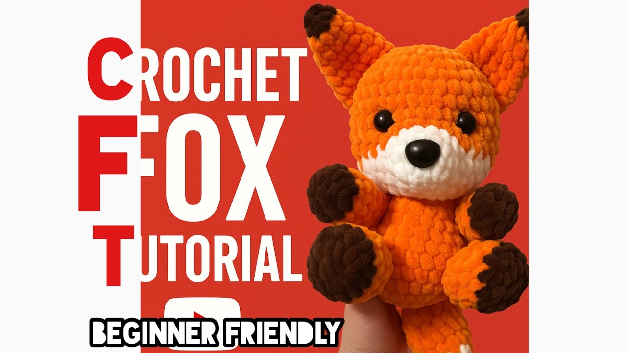 How to Crochet an Irresistible Fox — So Easy Anyone Can Do It!