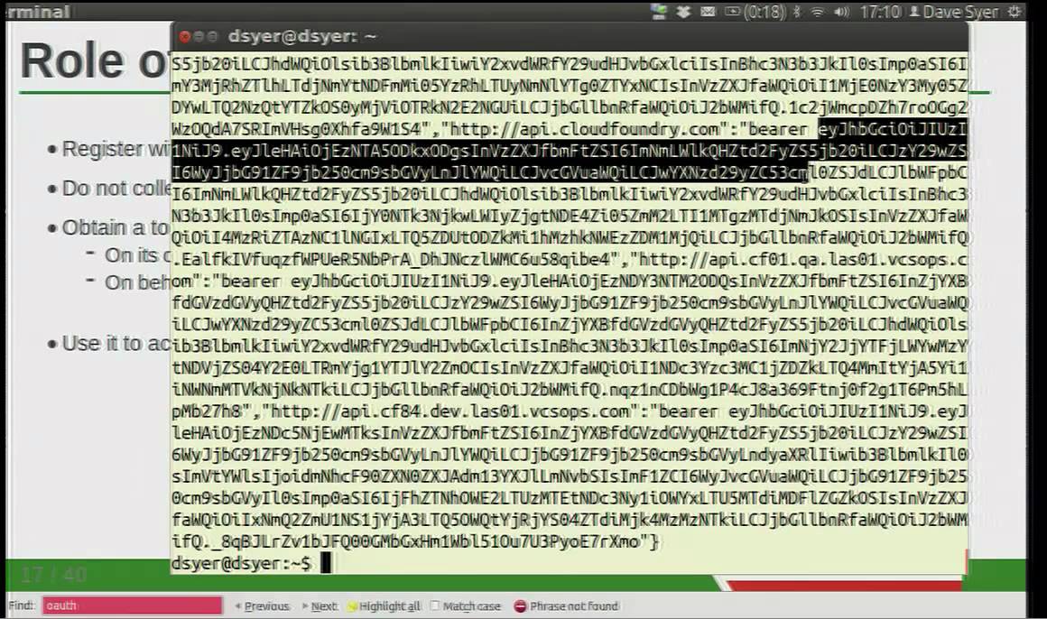 Securing Rest-ful Web Services with OAuth2