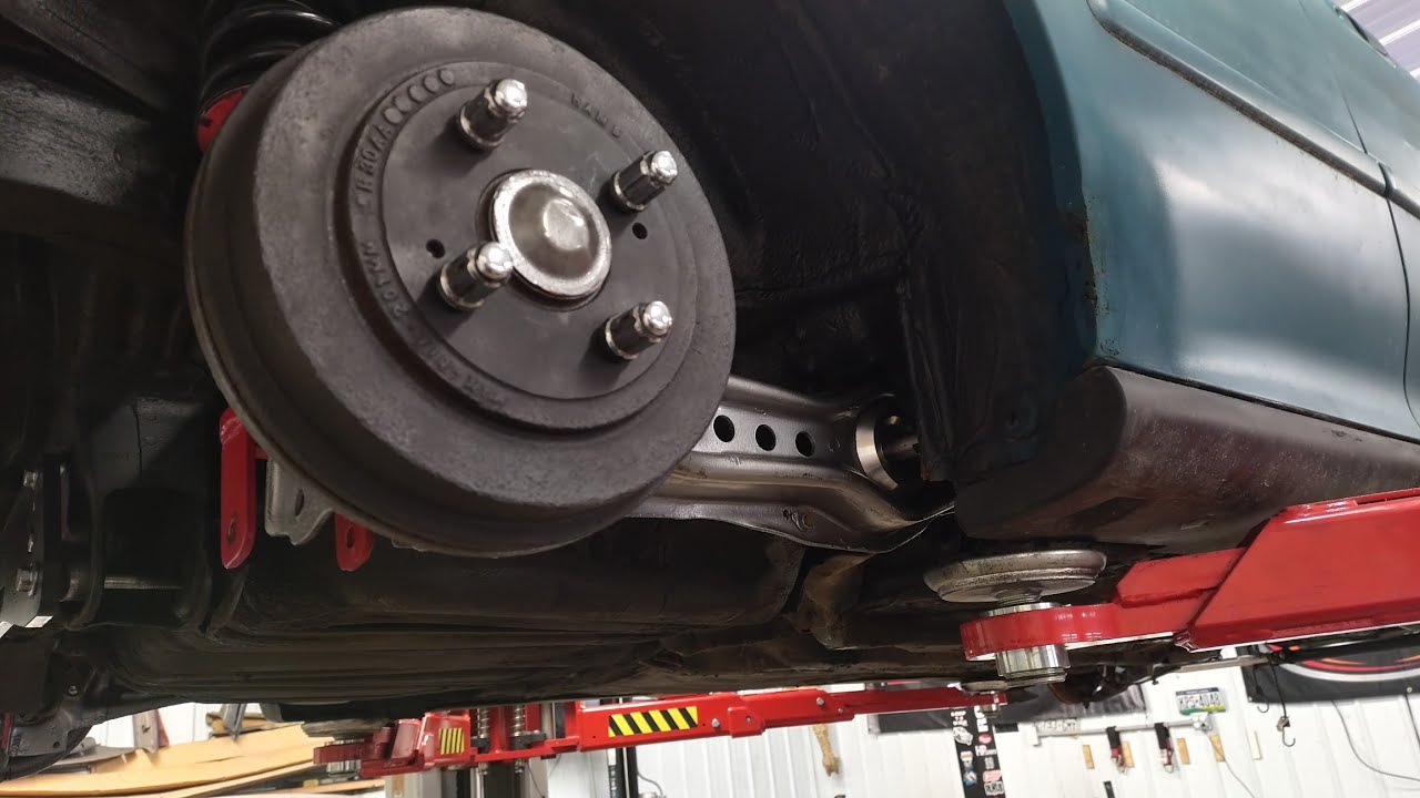 Eg spherical trailing arm bushing install ! $120 upgrade