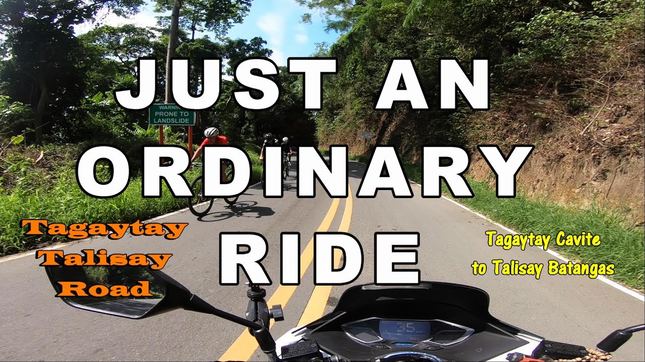 Just an ordinary ride | Tagaytay - Talisay Rd. | PCX 160 #gopro #silentvlog
