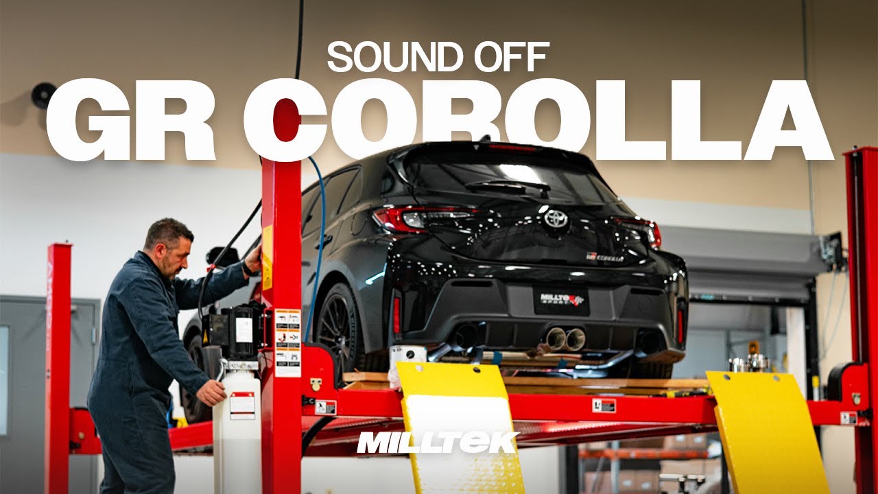 GR Corolla Milltek Sport Performance Exhaust Suite