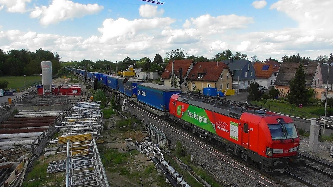 Z&uuml;ge in Niederb&uuml;hl #001 mit BR186 BR185 BR101 Re482 ET450 ICEs BR1462 BR146 BR187 G1206