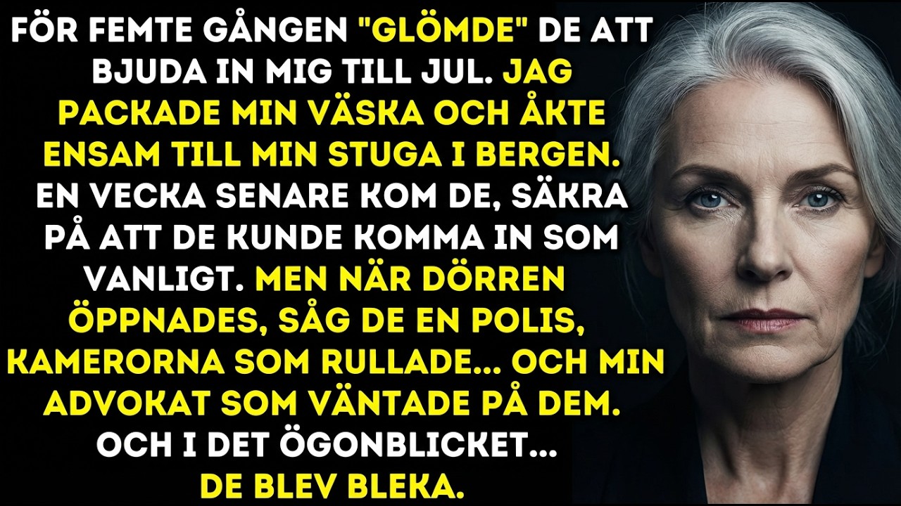 Min familj glömde mig på julen… jag gömde mig i stugan, en vecka senare försökte de gå in.