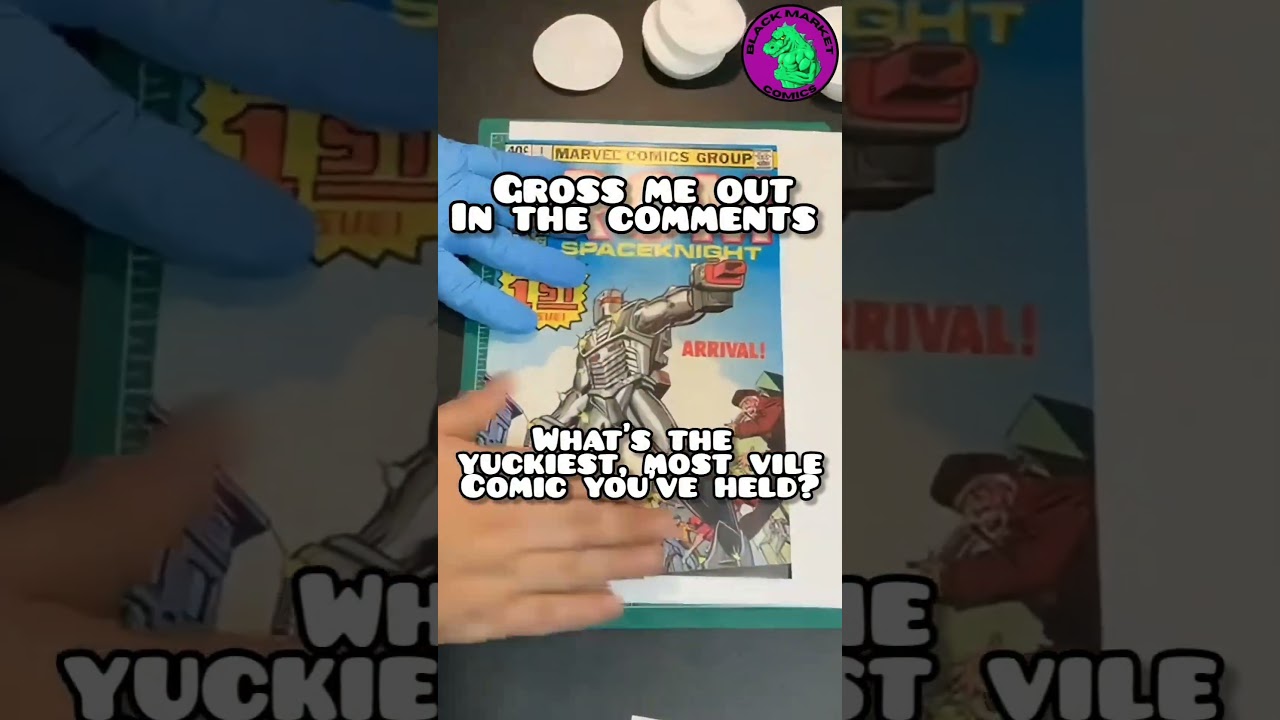 Rom Space Knight #1 Comic Book ASMR