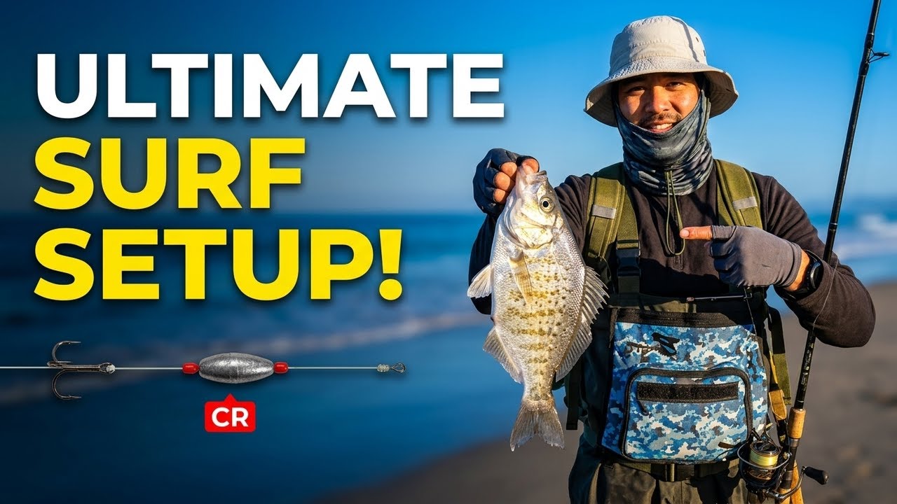The Best Setup for Surf Perch Fishing