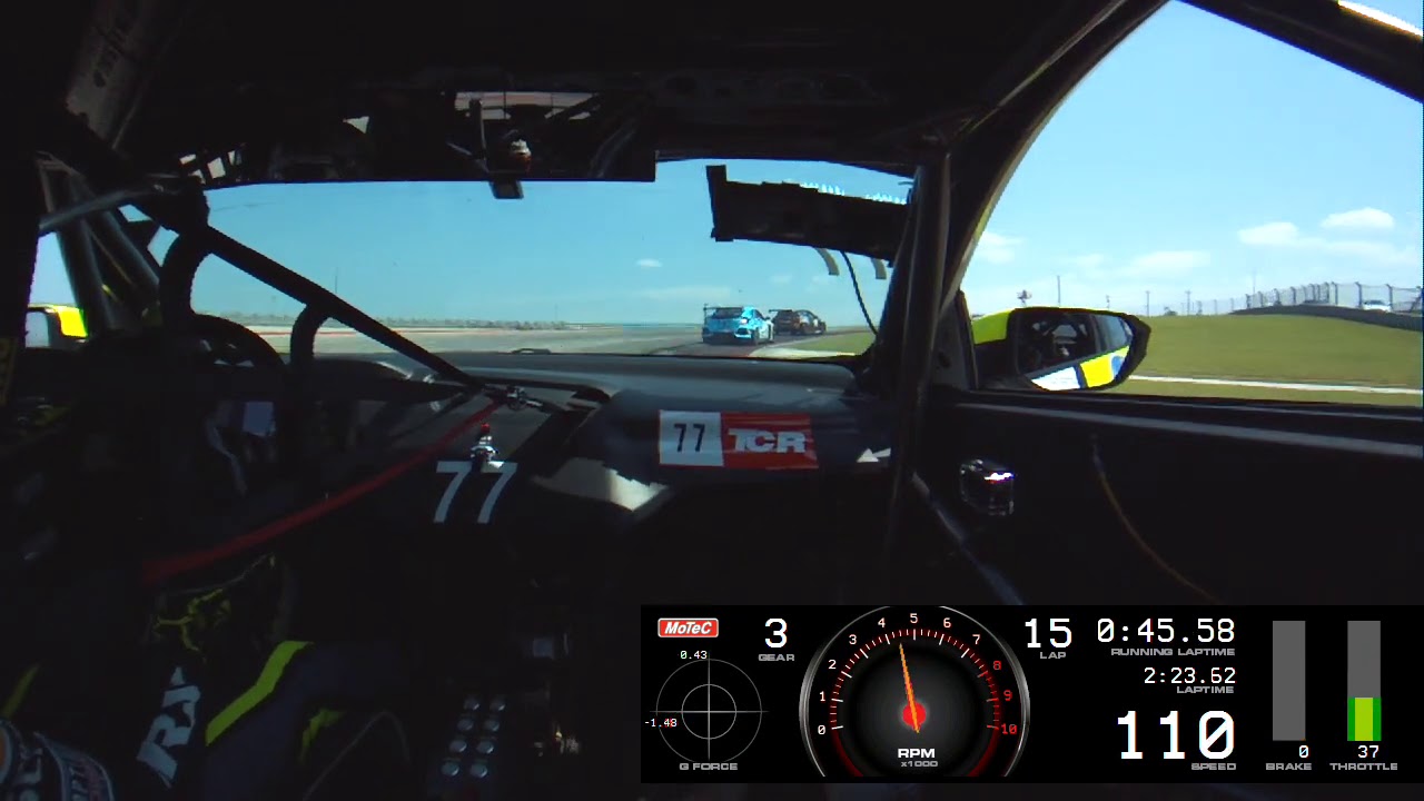 Taylor Hagler SRO TCR @ COTA Race 1b