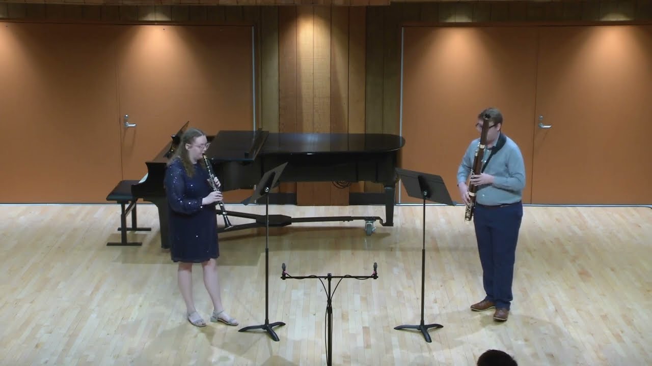 Eugéne Bozza - Contrastes III Clarinet and Bassoon Duet