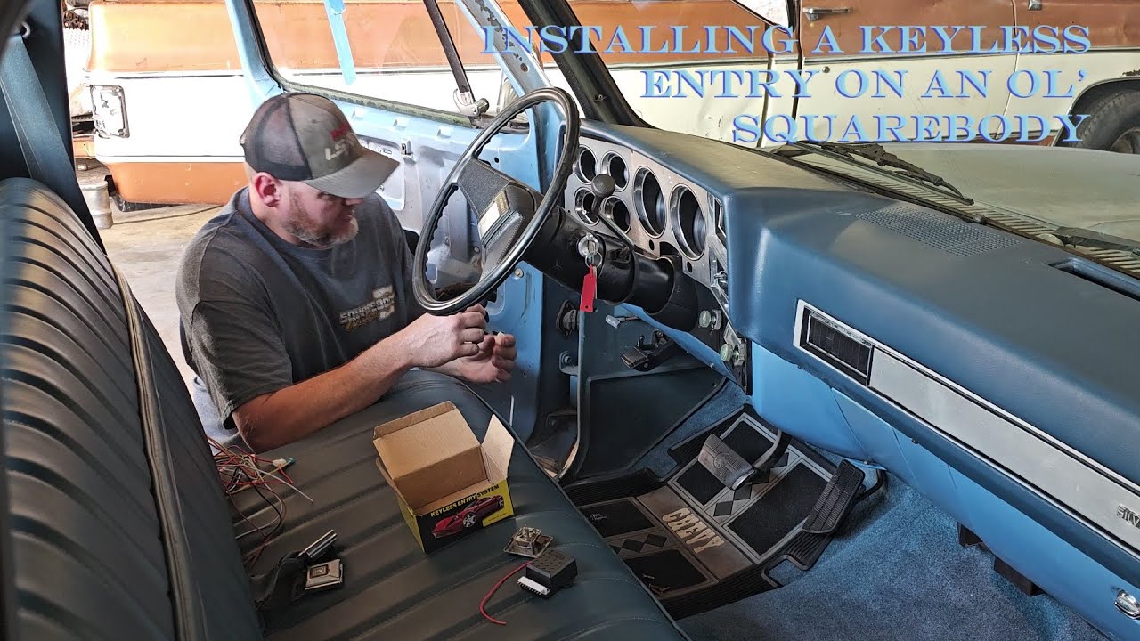 Keyless Entry Install on the Blue 84 C10