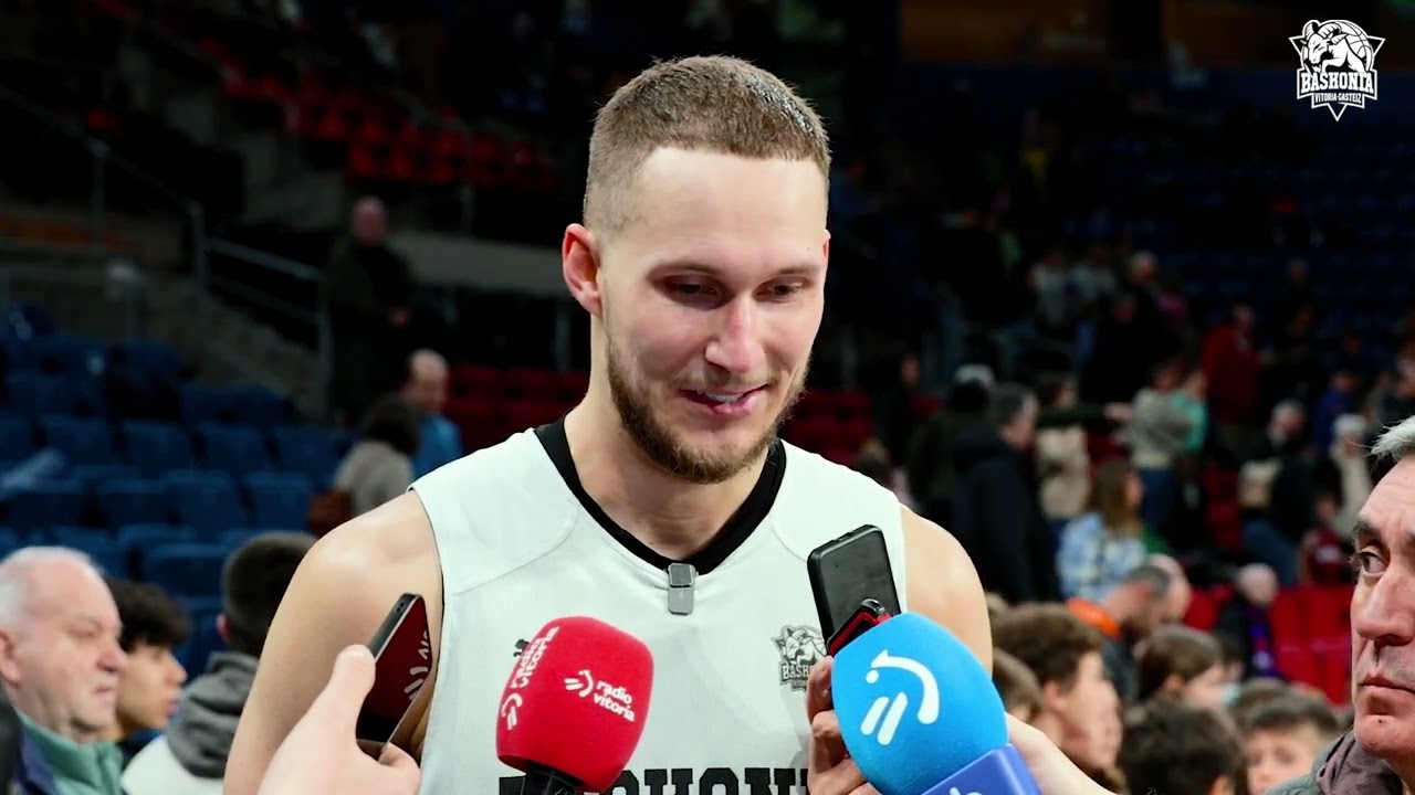 Las declaraciones de Tadas Sedekerskis tras el entrenamiento a puertas abiertas en el Buesa Arena 🙌