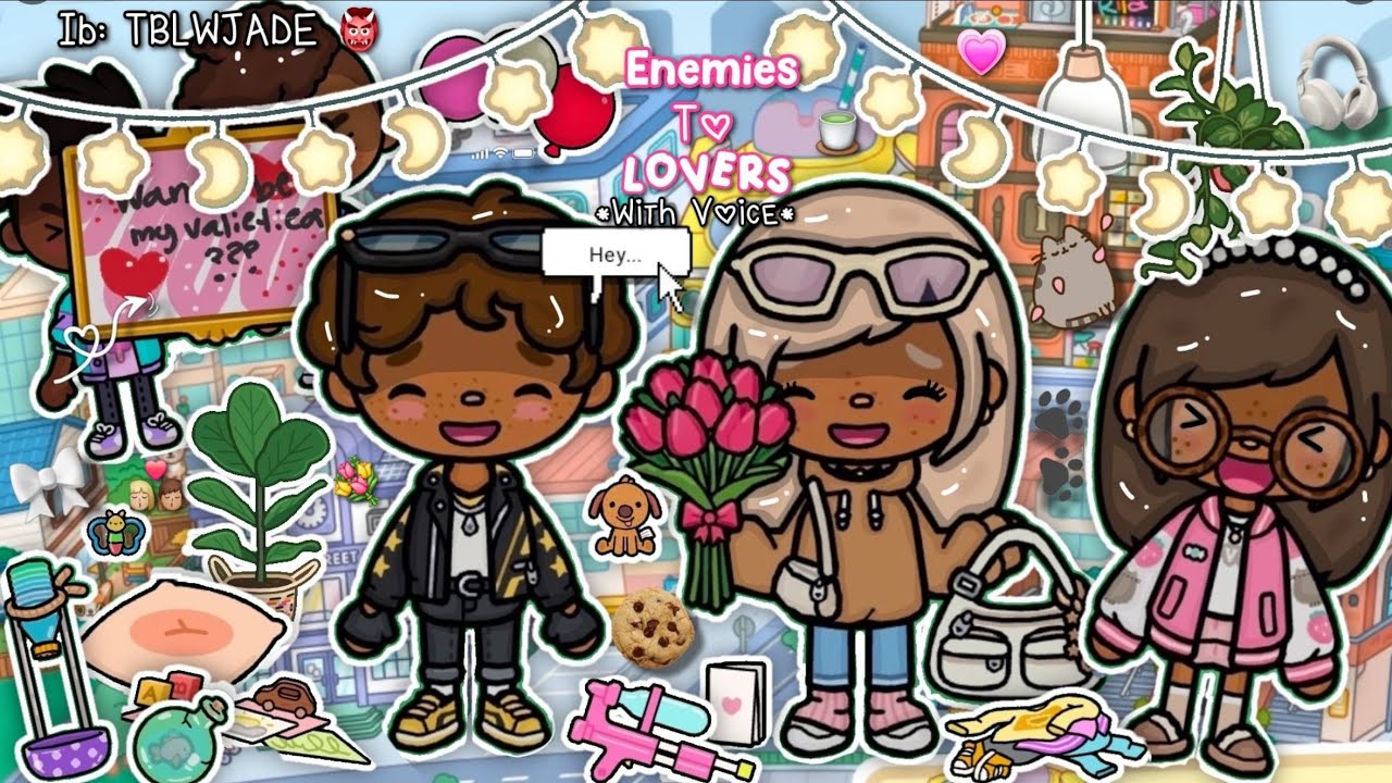 Enemies to LOVERS?!😨🌹💗|| (valentines?) || Toca Boca voiced roleplay 🫧
