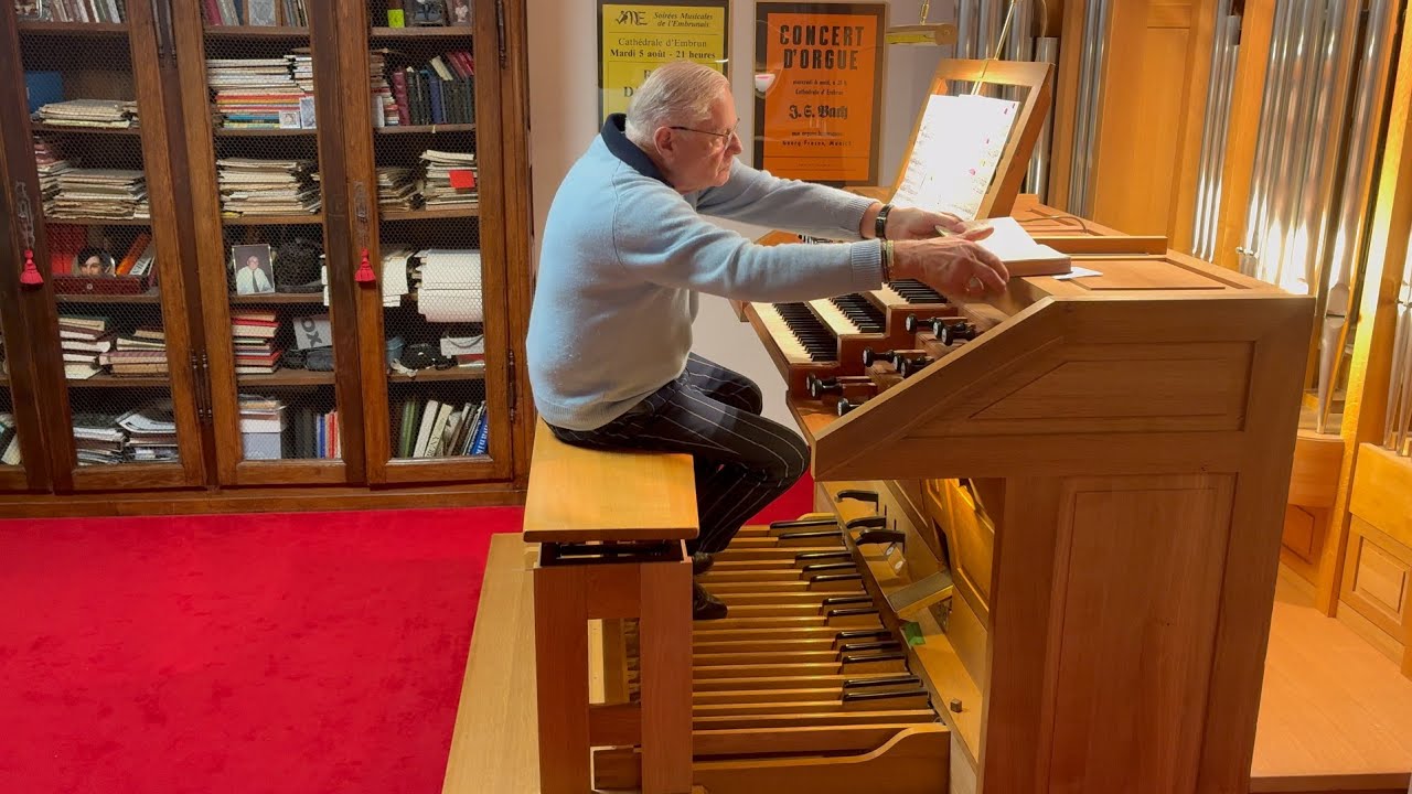 S. Karg-Elert: At the rivers of Babylon, Op. 65 No. 12, Georg Fresen, Organ