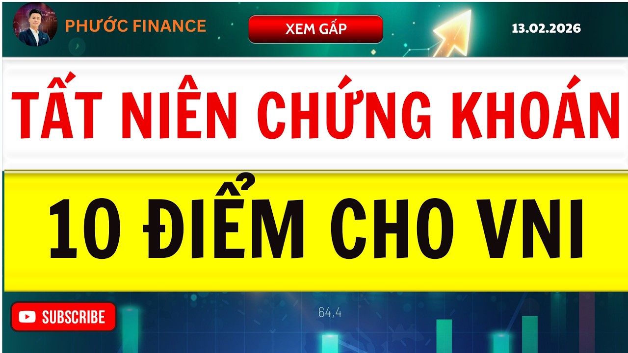 🔴TẤT NIÊN CHỨNG KHOÁN--10 ĐIỂM CHO VNI |NHẬN ĐỊNH CHỨNG KHOÁN| PHƯỚC FINANCE